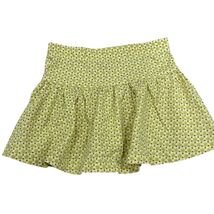 Tea Collection Girls Size 3 Green Floral Print Cotton Skirt - $14.40