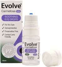 Evolve Carmellose 0.5% Soothing Eye Drops 10ml | Preservative-Free - €12,59 EUR