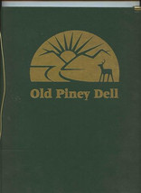 Old Piney Dell at Rock Creek Resort Hard Cover Menu Red Lodge Montana 1990s - $23.76