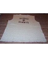 SAN FRANCISCO GIANTS MLB BASEBALL Sleeveless T-Shirt Big and Tall 3XL 3X... - £19.71 GBP