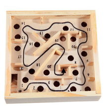 Montessori Wooden Labyrinth Toy Kids 3D Puzzle Rolling Ball Maze Board Game Anti - £31.56 GBP