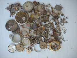 Vintage Watch Parts Lot Various Models Incomplete Watches As Is Parts - $47.09