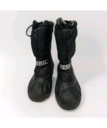 Youth SOREL Boots Size 4 Felt Pack Black Snow Winter NY1799-011 Preowned - €21,45 EUR