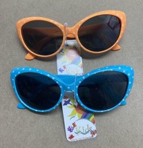 Unbranded  2 Pairs Girls Cateye Polkadot Fashion Plastic Sunglasses nwt - £7.76 GBP