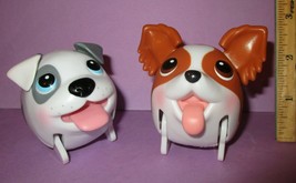 Chubby Puppies Puppy Spin Master Gray Bulldog Brown Papillon Lot Dog Pirate - £23.97 GBP