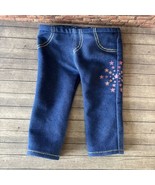 American Girl Doll “Fashion Show” Skinny Jeans Blue Denim Star Pants For... - £11.72 GBP