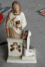 RARE Vintage Hartland Plastics Jesus First Communion Girl Figurine 4 3/4&quot; Tall - £50.26 GBP