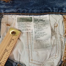 Levi's 501 Women's Cotton Blue Denim Pockets Jeans Measured Size (30"×27") image 3