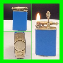 Antique 1920&#39;s Wrapped Clark Petite Lift Arm Petrol Lighter - In Working... - £101.09 GBP