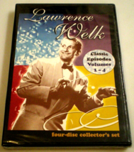 Lawrence Welk: Classic Episodes Vol. 1-4 (Black &amp; White, 4 Dvd Set) New - Sealed - £11.04 GBP