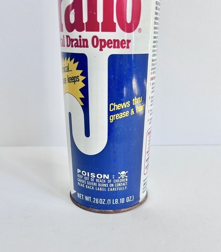 NOS Drano CRYSTAL Drain Opener JUMBO 26oz Can Clog Remover NEW Full Item image 4
