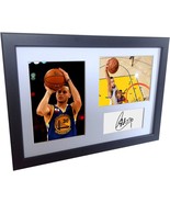 Golden State Warriors&#39; Stephen Curry Autographed 12&quot; X 8&quot; Basketball, On... - £56.86 GBP