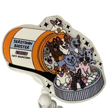 Retractable Badge Reel – Serotonin Booster Dog Pill Bottle Design - $163.80 MXN