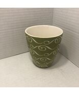 STARBUCKS Stemless green swirl Mug Cup New Bone China 8 oz - $11.48 CAD
