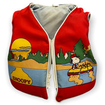 Stearns Snoopy Life Vest Jacket Peanuts child Medium 30 To 50 Lbs Vtg - £11.55 GBP