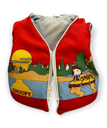 Stearns Snoopy Life Vest Jacket Peanuts child Medium 30 To 50 Lbs Vtg - $20.26 CAD