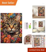 All-Inclusive 5D Cat Diamond Painting Craft - Relaxing Art for All Seasons - $21.73