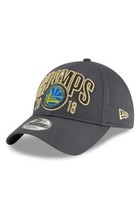 New Era Golden State Warriors 9Twenty 2018 NBA Champs Slide Strap Hat Gray OSFM - £20.77 GBP