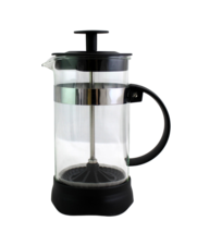 12 oz Glass French Press Coffee &amp; Tea Maker – Stainless Steel Filter, Si... - $12.86