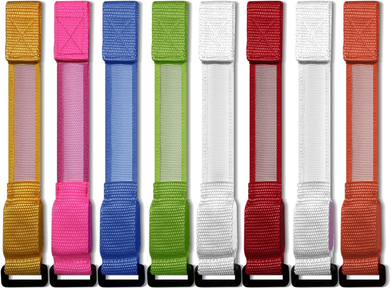 M.Best 8Pcs LED Light up Bracelets Glow Flashing Wristbands Glow in the Dark Par Item image 4