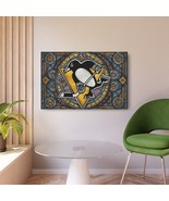 Pittsburgh Penguins Metal Art Wall Hanging 36&quot;x24&quot; - €107,01 EUR