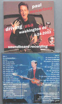 Paul McCartney - Driving Tour 2002  Washington DC ( April 24th . 2002 ) ( 2 CD s - £24.48 GBP