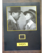 CASABLANCA 1942 Hollywood Movie 8-1/2&quot; x 11&quot; SENITYPE FILM CELL and PHOT... - £11.04 GBP