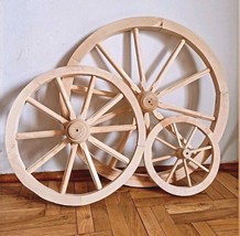 Wood wheel | wagon wheel | wood chandelier | garden decor | garden - $35.96+
