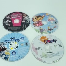 Nintendo Wii Games Lot of 4 Bundle I Carly Smurfs 2 Dora Monster High - £17.90 GBP
