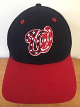 New Era Washington Nationals Red Navy Logo Adjustable Strap Back Baseball Hat - $29.99