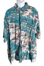 REPP LTD Men&#39;s Short Sleeve Button Down Hawaiian Shirt 4XB - $14.84