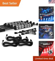 Aura LED 4&#39;&#39; Double Row Light Strips Expansion Kit with Splitters &amp; Exte... - $45.00