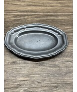 Vintage Pewter London Small Serving Tray Hallmark Art Deco MC KG JD - $202.98 MXN