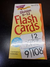 Trend Enterprises Division 0-12 Flash Cards - Ages 9 &amp; Up - NEW - £6.57 GBP