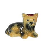 Vintage Yorkshire Terrier Bone China Figurine Miniature Yorkie Collectib... - $14.99