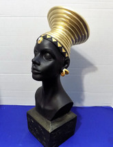 NEW Black African Queen Bust Statue Figurine Bust Black African American Queen - £36.99 GBP
