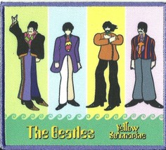 Beatles Yellow Submarine Band Stripes 2019 Printed Embroidered IRON/SEW On Patch - £3.97 GBP