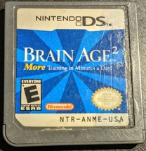 Brain Age 2: More Training in Minutes a Day (Nintendo DS, 2007) CLEANED &amp; TESTED - £4.58 GBP