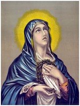 Decoration Poster.Interior design.Room art.Virgin Mary crying.7301 - £12.76 GBP+