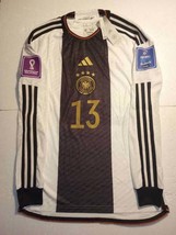 Thomas Muller Germany 2022 World Cup Match Slim Home Long Sleeve Soccer Jersey - $100.00