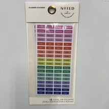 Noted By Post It Planner Stickers 216 Total 3 Sheets Planner Stickers 1 Pack - $8.63