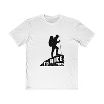 Men&#39;s I&#39;d Hike That Silhouette VIT T-shirt: Premium 100% Cotton Black an... - $20.60+