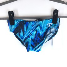 The Finals Boys Onyx All Over Racer Swim Brief Geometric Blue Size 26 - £10.06 GBP