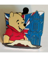 Disney Winnie the Pooh United Kingdom Food Flag Epcot Limited Release pin - £10.48 GBP