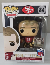 Funko Pop + Protector! Football #84 NFL San Francisco 49ers - Joe Montana - £12.64 GBP