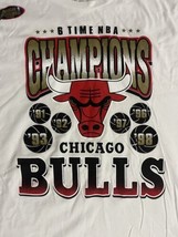 Chicago Bulls Mitchell &amp; Ness NBA Shirt  6x NBA Champions Men’s Size XL - £22.04 GBP