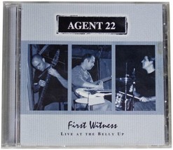 Agent 22 First Witness Live At Belly Up Signed Cd Oop 2001 Chapman Stick Prog - £28.55 GBP