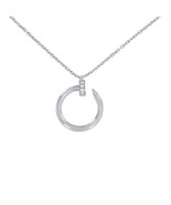 Cartier Juste Un Clou Diamond Nail White Gold Necklace - $3,200.00