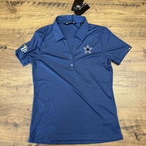 Nwt Travis Matthew Womens S DRI-FIT Miller Lite Dallas Cowboys Embroidered Polo - £42.48 GBP