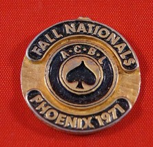 Fall Nationals Phoenix 1971 Coin Medal - £27.82 GBP